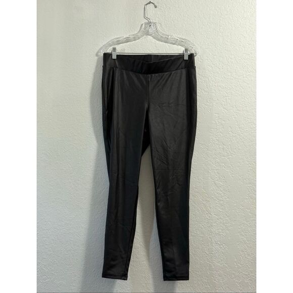 torrid Pants - Torrid Pants Womens 1 1x Plus Solid Black Faux Leather Skinny leggings pants New